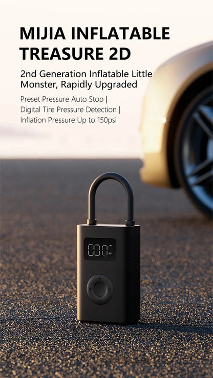 Rechargeable Portable Air Pump Inflator 2D 2000mAh - Smarsty