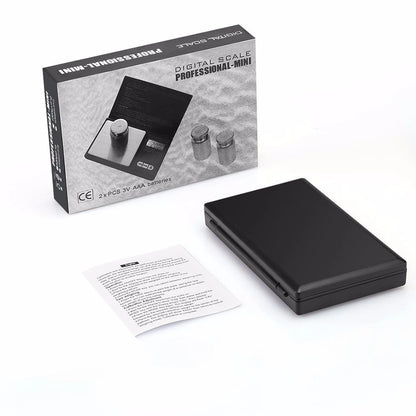 0.01g Jewelry Mini Stainless Steel Electronic Scale Digital Pocket Scale Gold Gram Balance Weight Scale Portable Pocket Scale