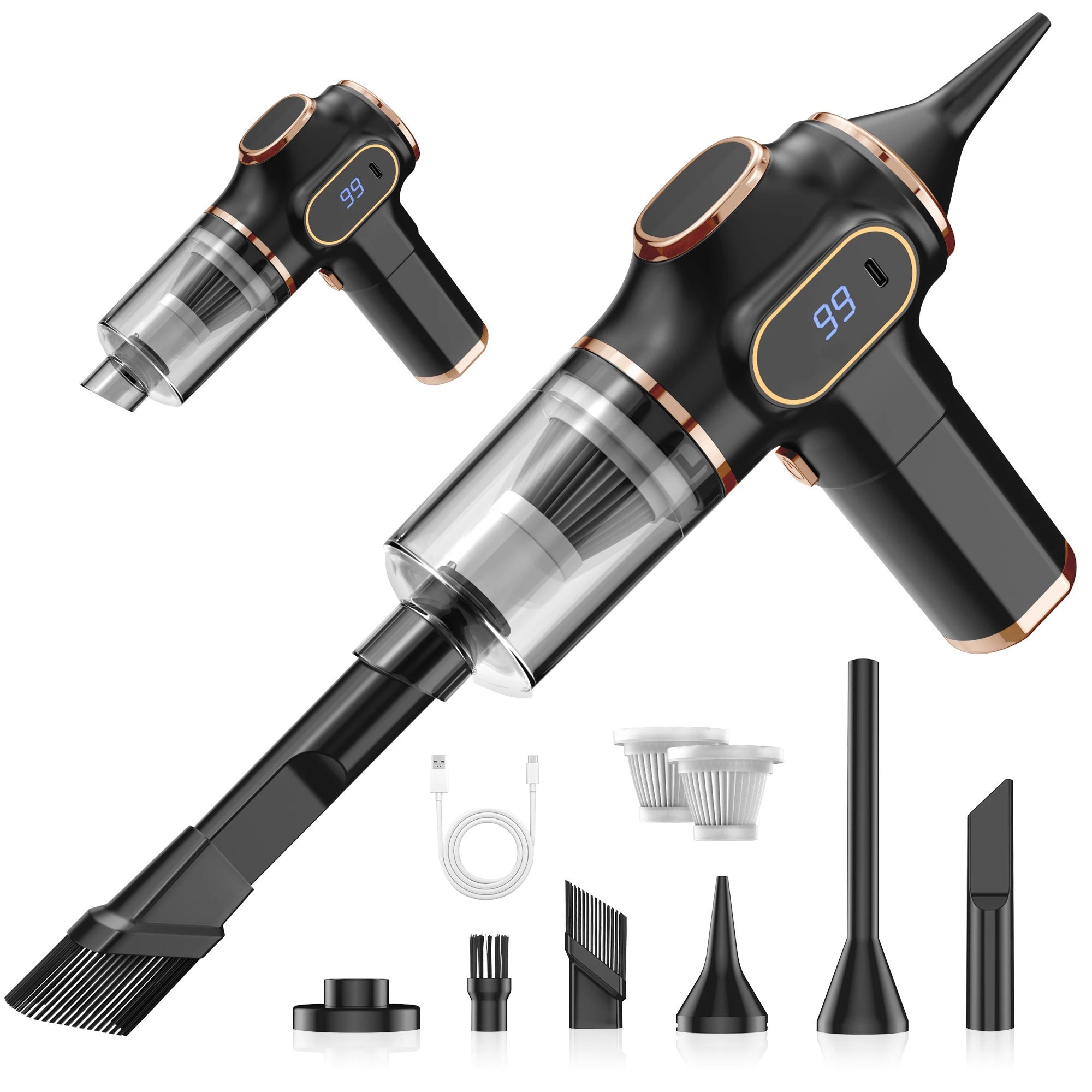 ABS Wireless Car Vacuum Cleaner - Household Appliance - Sofa - Office - High Power - Household Cleaning Machine - Carpet Cleaner