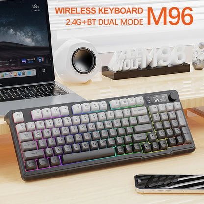 Bluetooth Gaming Keyboard With Multi Device Wireless