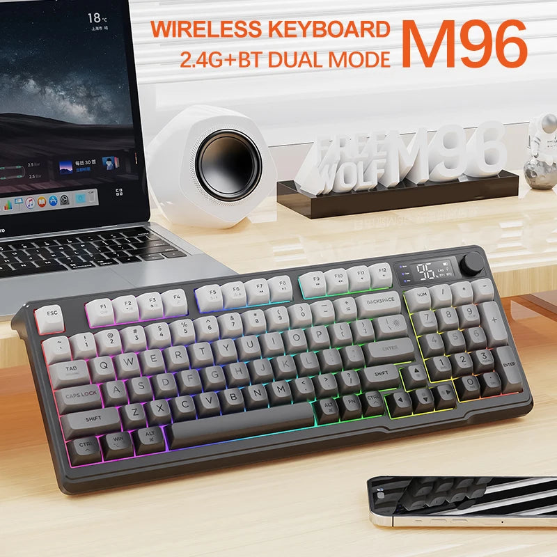 Bluetooth Gaming Keyboard With Multi Device Wireless