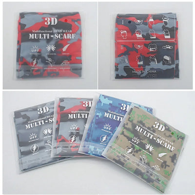 Outdoor Sport Bandana Military Tube Scarf Fishing Cycling Tactical Hiking Face Cover Neck Gaiter Half Mask Headband Men Women by Smarsty