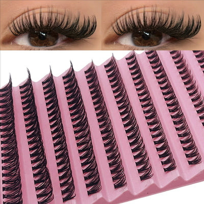 MJ Individual Cluster Lashes for Natural Volume Extensions - Smarsty