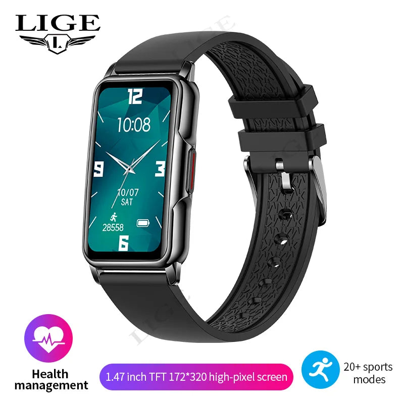 Waterproof Smartwatch for Men and Women with Heart Rate Tracker - Smarsty