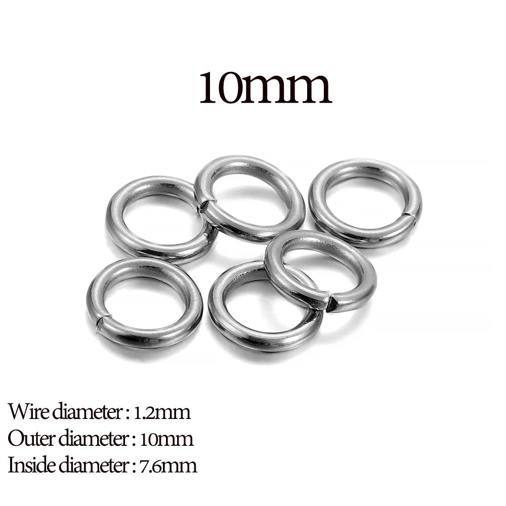 Stainless Steel Jump Rings Set Durable Rust Resistant - Smarsty