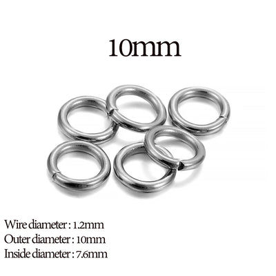 Stainless Steel Jump Rings Set Durable Rust Resistant - Smarsty