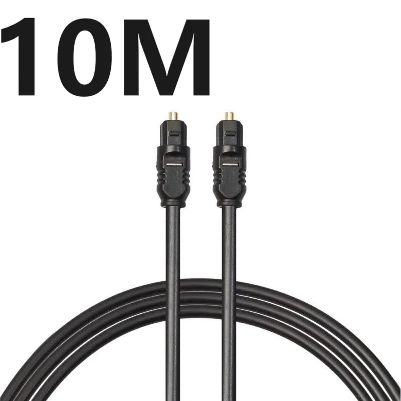 Digital Optical Audio Cable Gold Plated TosLink Connection - Smarsty