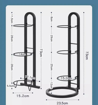 2/3/4/5Layers Basketball Storage Rack Indoor Children Balls Placed Rack Football Volleyball Basketball Holder Balls Metal Stand by Smarsty