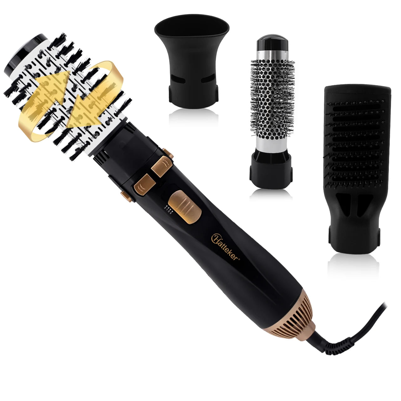 Hatteker Hot Air Brush Hair Dryer with Strong Wind - Smarsty