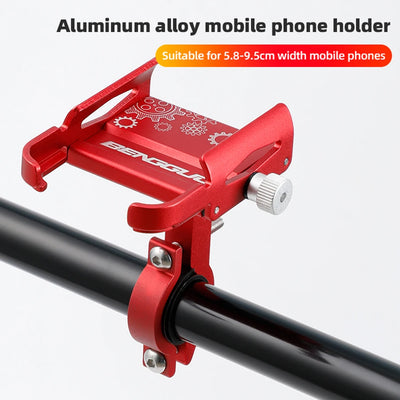 360 Degree Rotation Bike Phone Holder Mount Aluminum Alloy - Smarsty