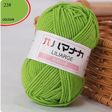 Soft Cotton Knitting Yarn for DIY Baby Sweaters - Smarsty
