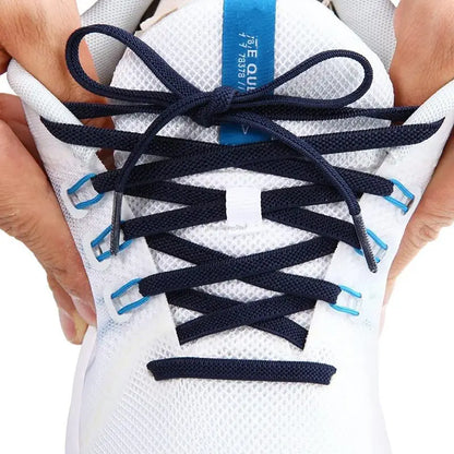 Classic Elastic Shoelaces Flat Sneakers Shoe Laces 7mm Width Shoelace for Kids Adults Shoe Lace Accessories Shoestring Fashion - Smarsty