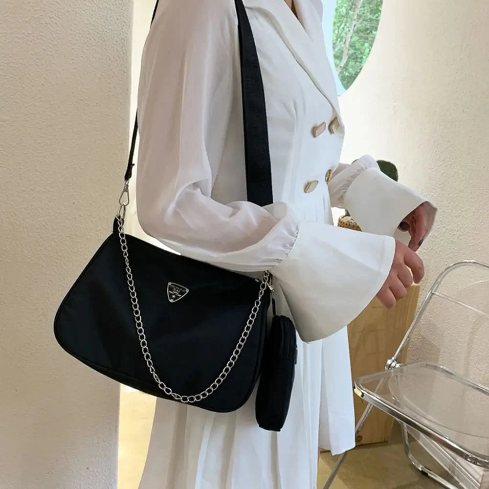 Nylon Crossbody Bag For Women Lightweight Portable Everyday - Smarsty