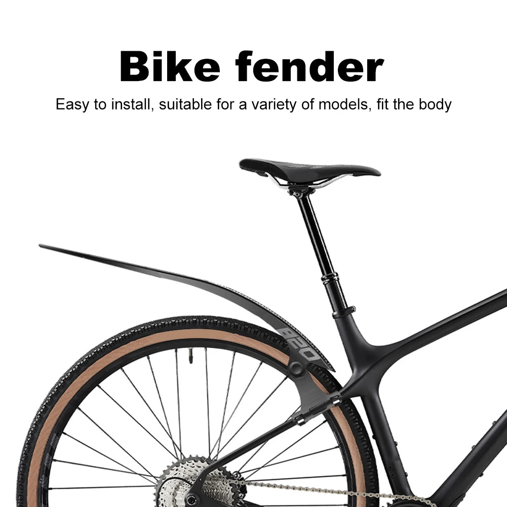 Cycling Mud Flaps Strong Toughness Bike Tire Wheel Mudguard Lightweight Road Bike Wheel Fenders for Front Rear Wheels Below 50mm