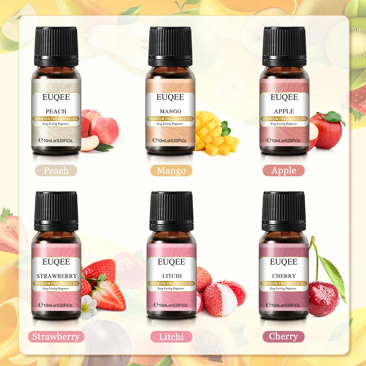 EUQEE 6 Piece Fragrance Oil Set for Diffusers - Smarsty