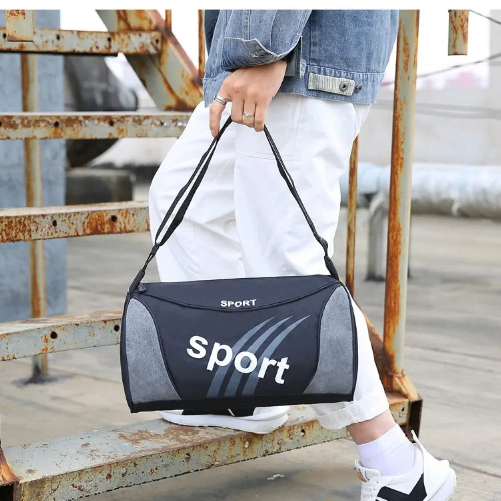 Unisex Gym Bag With Crossbody Strap For Travel And Yoga - Smarsty