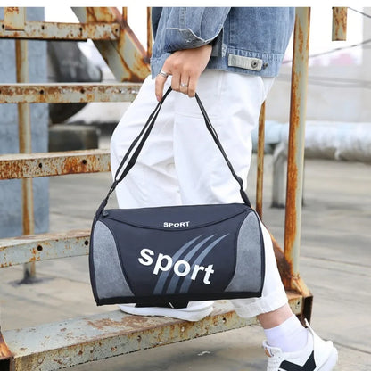 Unisex Gym Bag With Crossbody Strap For Travel And Yoga - Smarsty