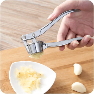 Stainless Steel Garlic Press Crusher Mincer Handheld Garlic Smasher Squeezer Manual Press Grinding Tool Kitchen Accessories by Smarsty