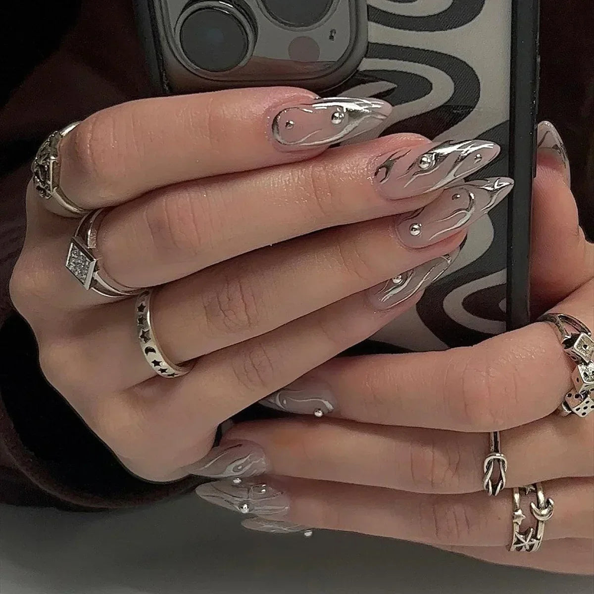 24Pcs Cute Strawberry French Press On Nails - Smarsty