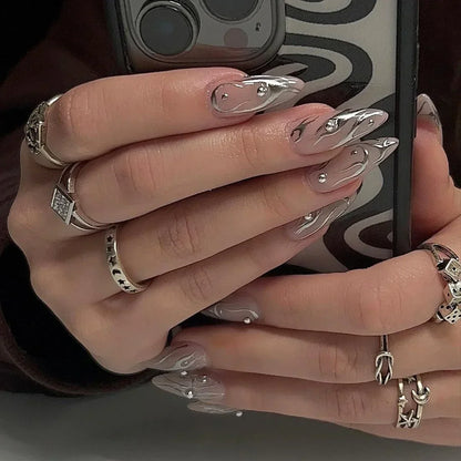 24Pcs Cute Strawberry French Press On Nails - Smarsty