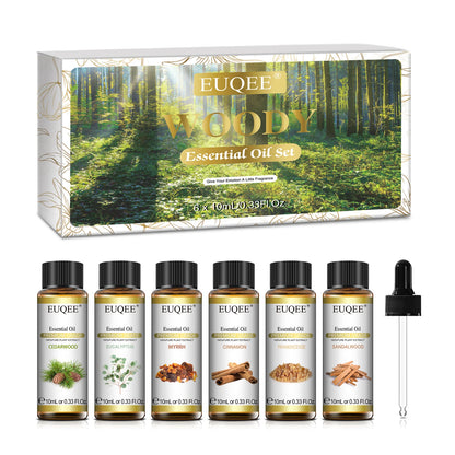 EUQEE Floral Essential Oils Set for Aromatherapy Diffusion - Smarsty