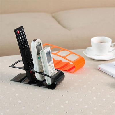 4 Section Tv Remote Control Stand Holder Home Appliance Remote Control Storage Rack Desktop Bracket For Home Living Room Office by Smarsty