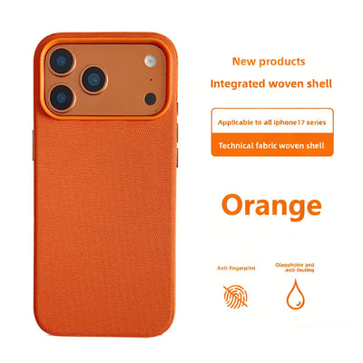 NEW Technology Woven Case For IPhone 17 16 15 14 13 Pro Max Phone Original Official For Magsafe Magnetic Protector Cover Fundas