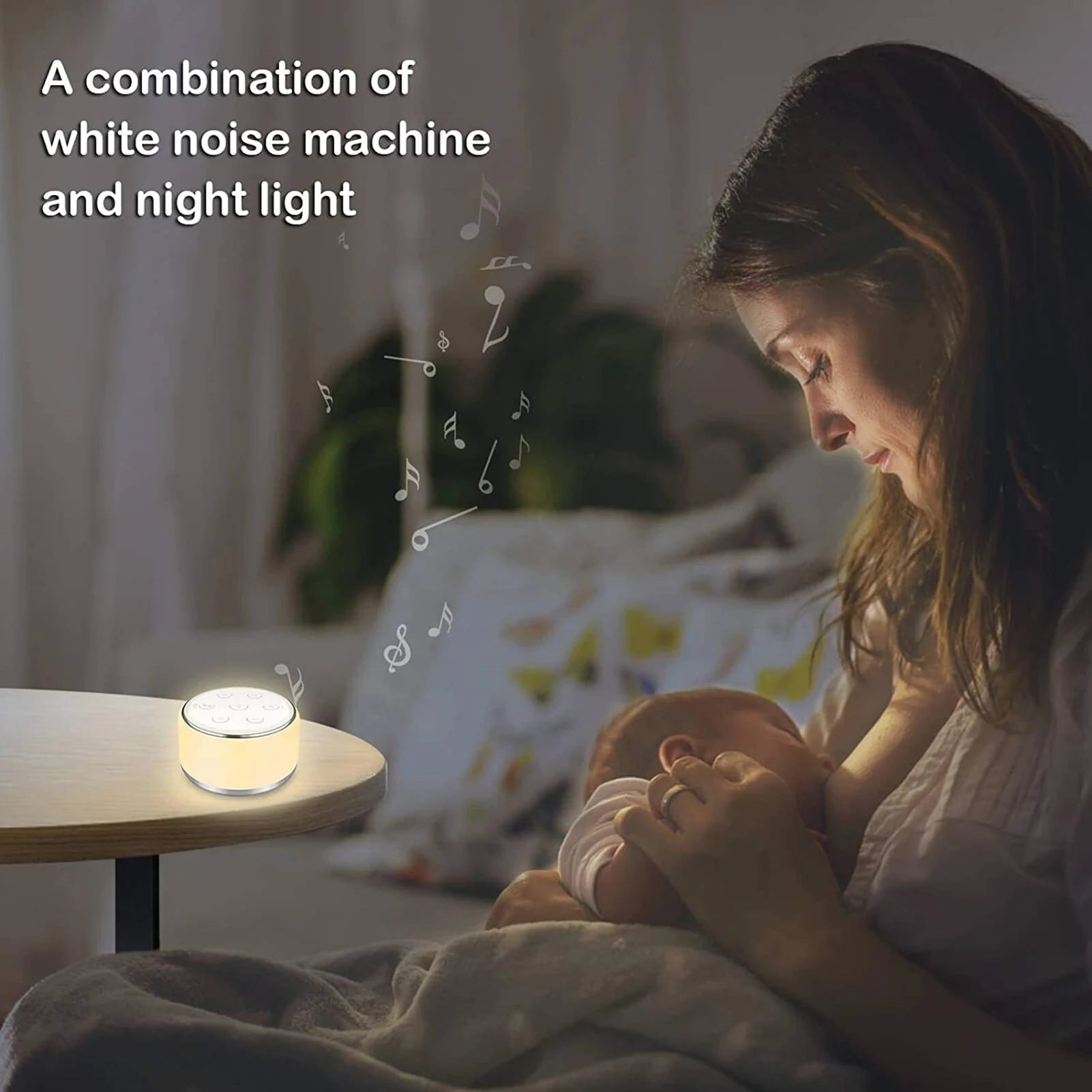 White Noise Machine For Baby Sleep Soothing Night Lights - Smarsty