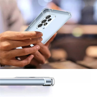 Smarsty Shockproof Clear Silicone Case For Galaxy A Series Phones -