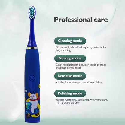 Children's Electric Toothbrush with Sonic Cleaning Feature - Smarsty