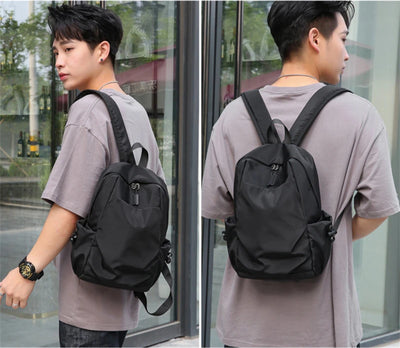 Sport Mini Men's Backpack Fashion Small Black Travel Rucksack Shoulder School Bag Canvas Designer Sports Backpacks Mochila Bags - Smarsty