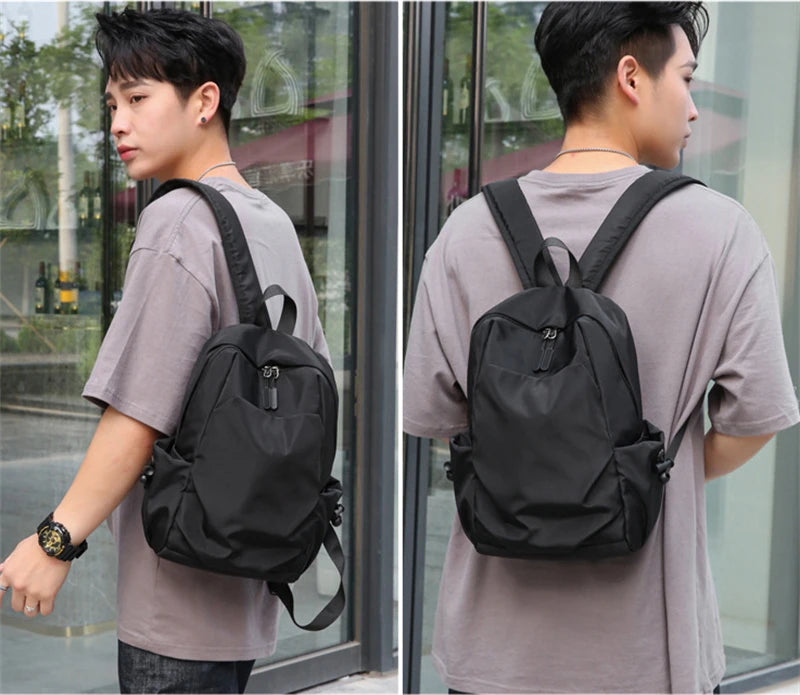 Sport Mini Men's Backpack Fashion Small Black Travel Rucksack Shoulder School Bag Canvas Designer Sports Backpacks Mochila Bags
