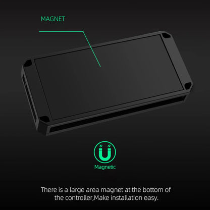 Multi Port 3 in 1 PWM Magnetic ARGB Fan Hub Splitter for PC with Remote Control Supports 9 Fans and Custom Lighting