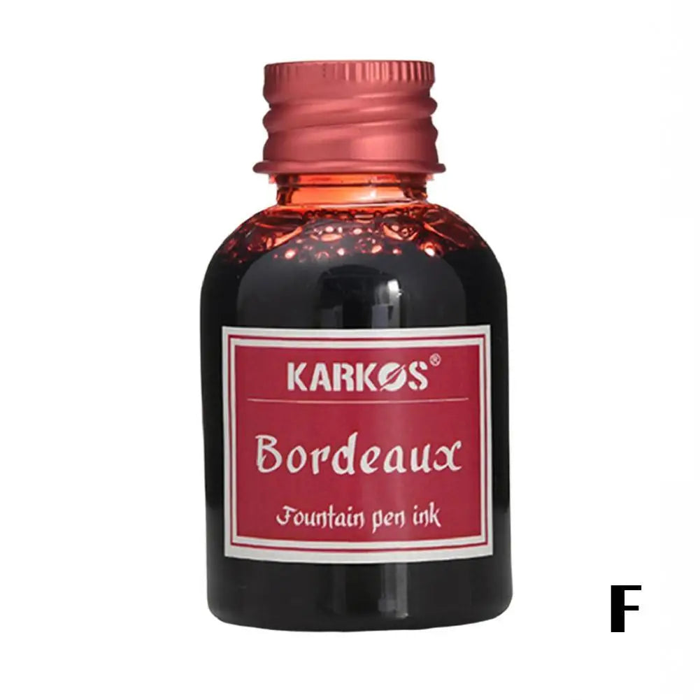 10 Colors 30ML Colorful Fountain Pen Ink Refilling Inks Universal Refill Ink Stationery School Brand New Product School Supplies