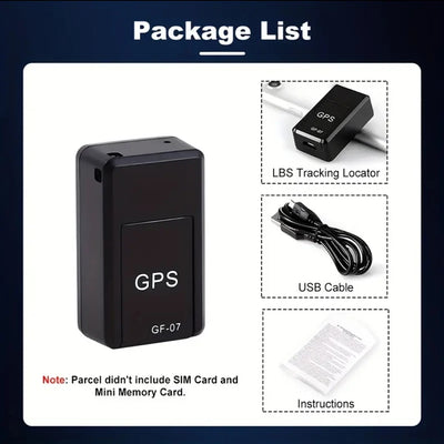 Motorcycle Car Gps Tracker Gf07 Mini Tracking Locator Magnetic Vehicle Tracker Locator for Pets Child Elderly Gps Position App - Smarsty