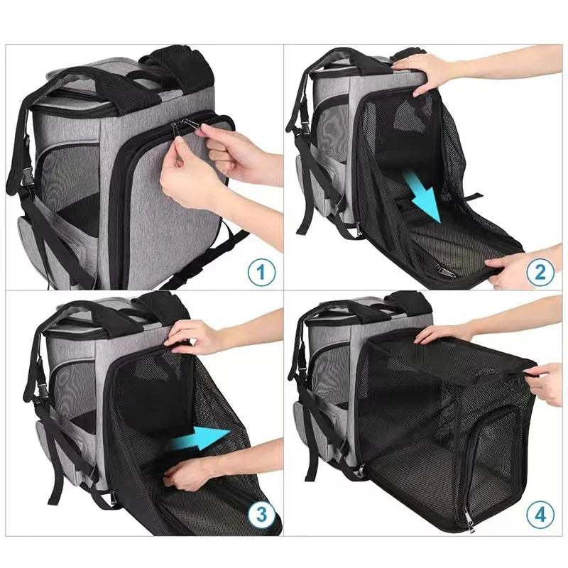 Breathable Large Capacity Cat Carrier Backpack - Smarsty