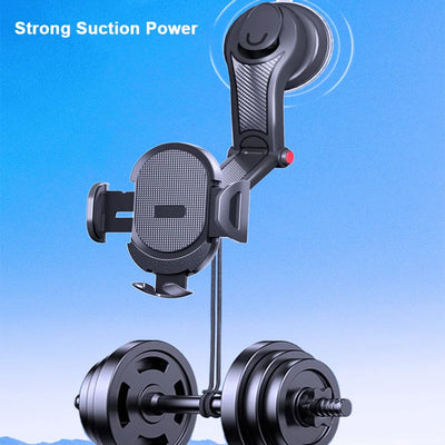 Gravity Car Phone Holder Dashboard Mount One Press Lock - Smarsty