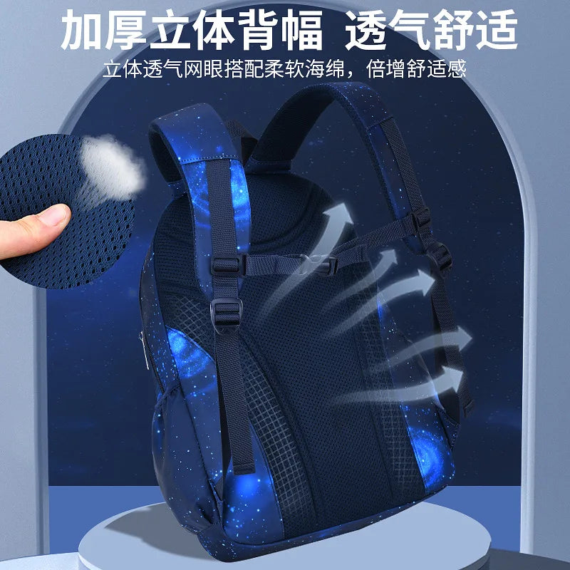 Waterproof Kids Backpack Starry Sky For Boys And Girls - Smarsty
