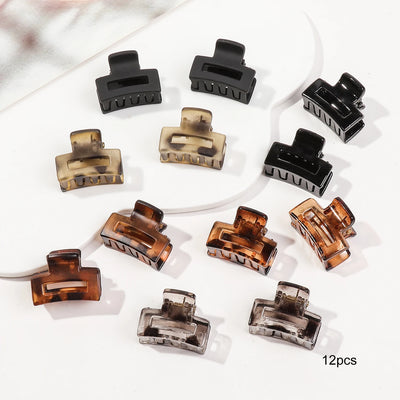 Mini Flower Hair Clips Pack Creaseless Claw Clips For Bangs - Smarsty