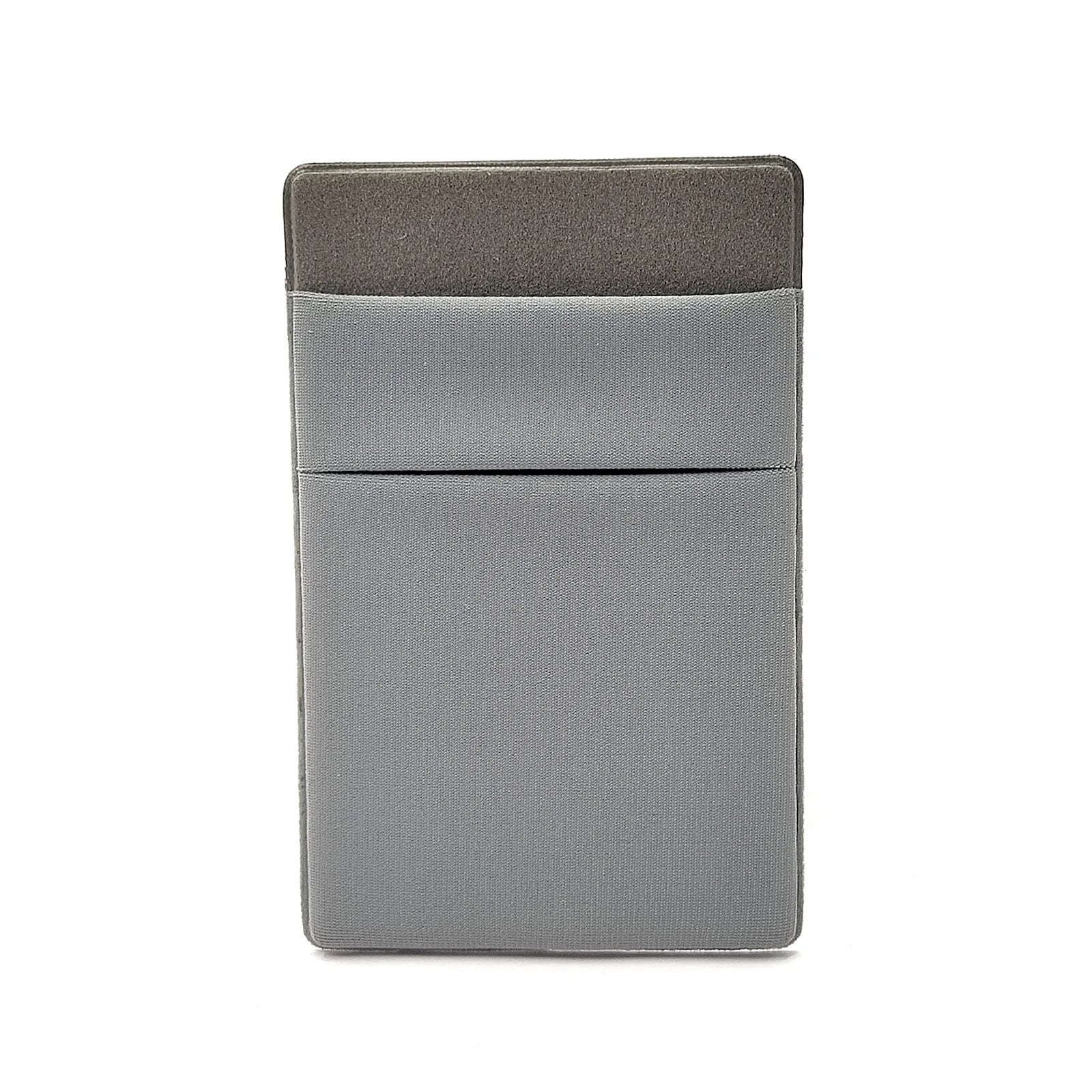 Fashion Elastic Cloth Cell Phone Card Holder Mobile Phone Wallet Case Credit ID Card Holder Adhesive Sticker Pocket Money Bag