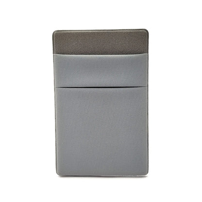 Fashion Elastic Cloth Cell Phone Card Holder Mobile Phone Wallet Case Credit ID Card Holder Adhesive Sticker Pocket Money Bag