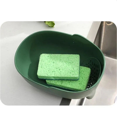Sink Strainer Elephant Sculpt Leftover Drain Basket Fruit and Vegetable Washing Basket Hanging Drainer Rack Kitchen Accessories by Smarsty