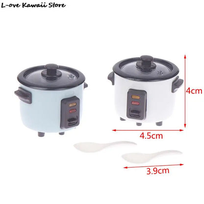 Miniature Dollhouse Furniture Set For Dolls House Mini Toy Kit Accessories TV Kitchen Home Fridge Kids Pretend Play Diy Figurine by Smarsty