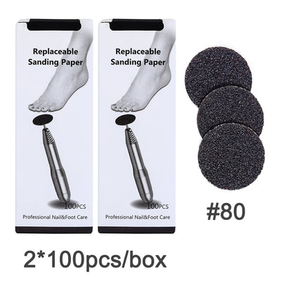 Replaceable Sandpaper Pedicure Discs for Smooth Feet - Smarsty