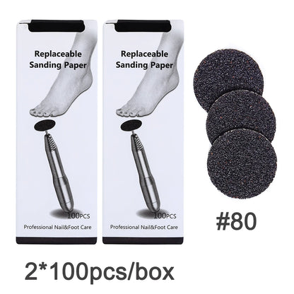 Replaceable Sandpaper Pedicure Discs for Smooth Feet - Smarsty