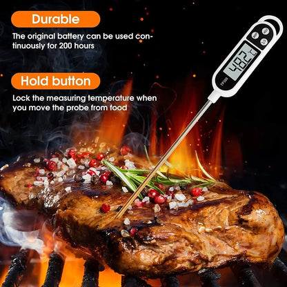 Xiaomi Digital Kitchen Food Thermometer Stainless Steel Electronic Temperature Gauge Tool Thermometer For Milk BBQ Meat Cooking