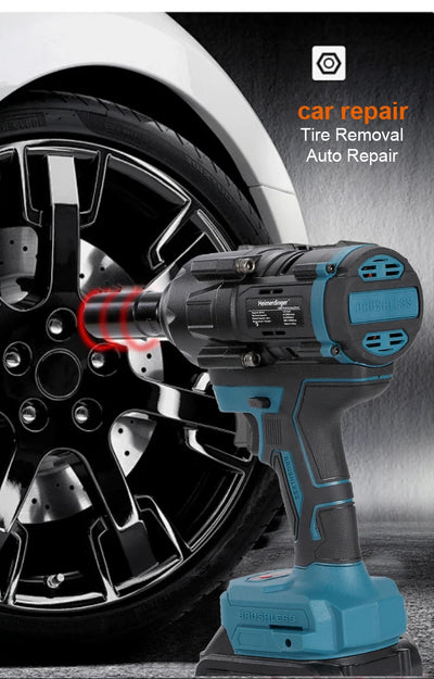 Heimerdinger 18V Brushless Cordless Impact Wrench 1000NM Torque - Smarsty