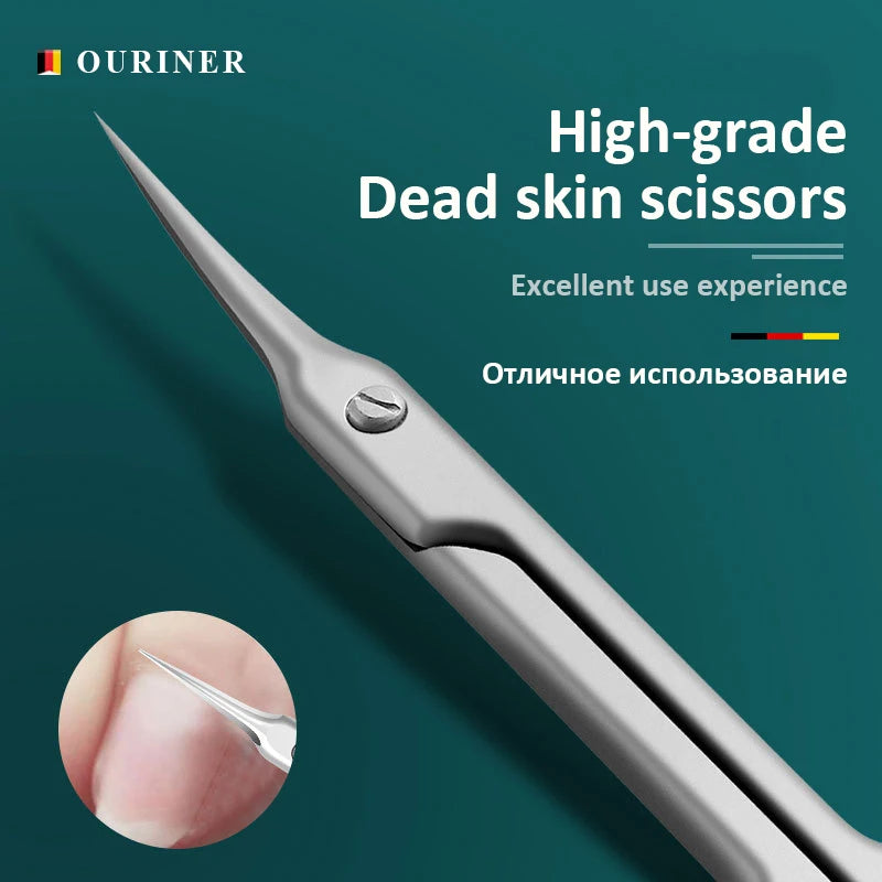 Stainless Steel Cuticle Scissors for Precise Trimming - Smarsty