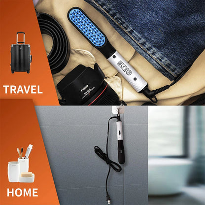Electric Hot Comb Straightener for Quick Beard Styling - Smarsty