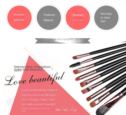 20 Piece Professional Eyeshadow Brush Set for Flawless Makeup Application - Smarsty